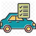 Auto-Checkliste  Symbol