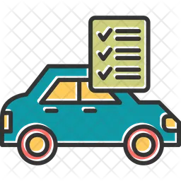 Auto-Checkliste  Symbol