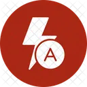 Auto Flash Photography Icon