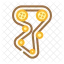 Autogasverteilung Gas Verteilung Symbol