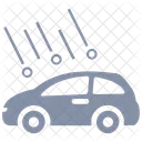 Auto Hagel Schaden Symbol