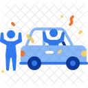 Comprar Coche Nuevo Garaje Icono