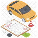 Auto Insurance Policy Auto Insurance Car Protection Icon