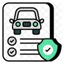 Auto Insurance Policy  Icon