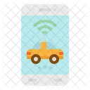 Movil Aplicacion Coche Icono