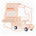 Auto invoice shipment  Icon