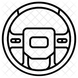Auto-Lenkung  Symbol
