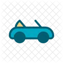 Auto Mit Offenem Dach Auto Transport Symbol