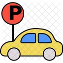 Parkplatzschild  Symbol