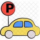 Parkplatzschild  Symbol