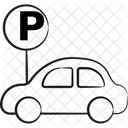 Parkplatzschild  Symbol