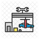 Auto Repair Shop Icon
