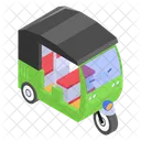 Auto Rickshaw Tuk Tuk Icono