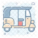 Auto Rickshaw Tuk Tuk Public Transport Icon