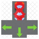 Auto straße richtung  Symbol