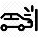 Auto verunglückt  Symbol