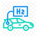 Auto Wasserstoff Auto Wasserstoff Symbol