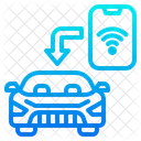 WLAN im Auto  Symbol