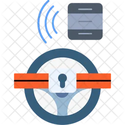 Auto Alarmanlage  Symbol