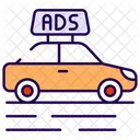 Autoanzeigen Auto Transport Symbol