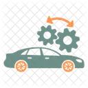 Autoautomatisierung Auto Automatisierung Symbol