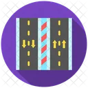 Strasse Autobahn Zeichen Icon