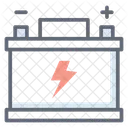 Autobatterie Wechselstrom Energiesparmodus Symbol