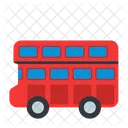 Autobus Britanico Autobus Londinense Autobus De Dos Pisos Icono
