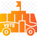 Autobús de votación  Icono