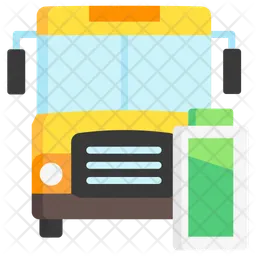 Autobús eléctrico  Icono