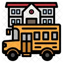 Autobus Escolar Educacion Escuela Icono