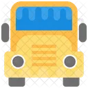 Autobus Amarillo Escuela Icono