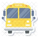 Autobus Scolaire Bus Transport Icon