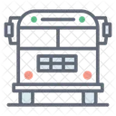 Bus Scolaire Transports Locaux Transports En Commun Icône