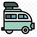 Caravana Van Camping Icon