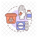 Infeccion Residuos Esterilizacion Icono