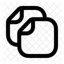Copie d'un document autocollant  Icon