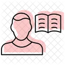 Autoconhecimento Cor Sombra Icone Linha Fina Icon