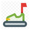 Amusement Park Autodrome Attraction Icon