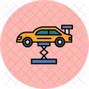 Auto heben  Symbol