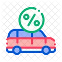 Auto Kredit Darlehen Icon