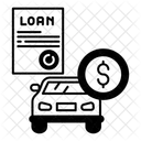 Autokredit Darlehen Auto Symbol