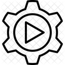 Automacao Engrenagem Configuracoes Ícone