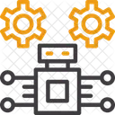 Automacao De Processos Roboticos Ícone