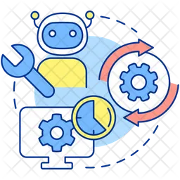 Automate admin tasks  Icon