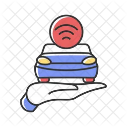 Automated car  Icon