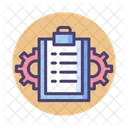 Automated Planning Checklist Note Icon