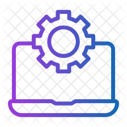 Automated Process Icon - Download in Gradient Style