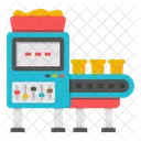 Automated Production Line Industrial Robot Industrial Production Icon