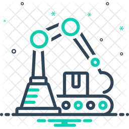 Automated Robotic Arm  Icon